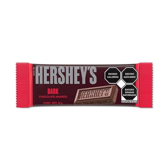 Chocolate amargo Hershey's Dark en barra 41 g