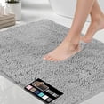 thumbnail image 1 of GORILLA GRIP Bath Rug Mat 70x24, Soft Absorbent Chenille, Quick Dry Microfiber Mats, Rubber Backing Washable Shower Floor Rugs, Bathmat Runner, US De, 1 of 9