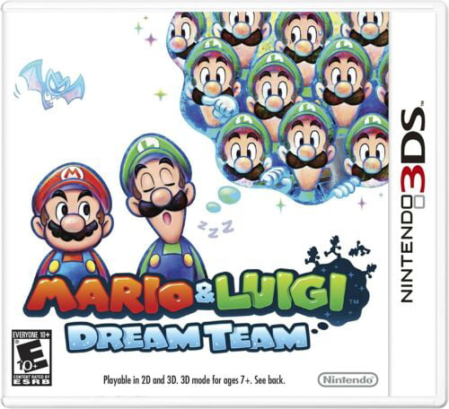 Nintendo 3ds Xl Silver Mario Luigi Dream Team Limited Edition
