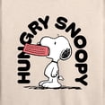 thumbnail image 3 of Peanuts - Hungry Snoopy - Women's Lightweight French Terry Long Sleeve Shirt, 3 of 6