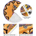 thumbnail image 5 of ZHANZZK Pumpkins Truck Bats Stars Xmas Christmas Tree Skirt Stand Mat for Holiday Party Decoration Indoor Outdoor 36 inches, 5 of 6