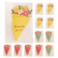 thumbnail image 1 of 15Pcs Flower Greeting Cards Mother's Day Paper Blessing Cards Bouquet Blessing Cards, 1 of 6
