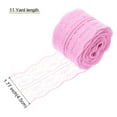 thumbnail image 2 of Unique Bargains 1.8' Wide 11 Yard Lace Ribbon Floral Pattern Light Pink Lace Trim Ribbon for Gift Wrapping, Wedding Decor, 2 of 6