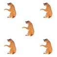 thumbnail image 1 of Guardoinrt Simulation Interactive Animal Figures Modèle pour Enfants Jouets Éducatifs Hyène 5Set, 1 of 6
