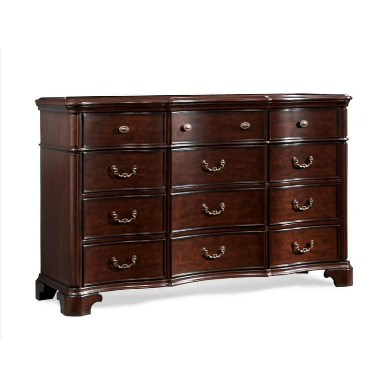 Dark cherry wood dresser discount