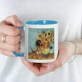 thumbnail image 3 of CafePress - Sunflowers & Kitten Mug - 11 oz Ceramic Mug - Novelty Coffee Tea Cup, 3 of 3