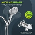 thumbnail image 5 of Riforla Support de Pomme de Douche à Main Réglable en Laiton avec Rotation à 360 pour Bras de Douche Universel et Boyau de Douche, Robinets Plaqués, 5 of 5