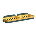 thumbnail image 1 of Sponge Holder Bathroom Wall Rack Organizer Self-adhesive Punch Free Plastic Organization Draining Dish Plate with Hanger Blue Yellow, 1 of 7