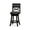 Espresso, variant on Counter/Bar Swivel Stool | 360 - Degree Motion for Bar Areas | Padded Leather Upholstered Seat | Double Bolted Legs for Strength
