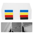 thumbnail image 3 of MasteelfCA 4Pcs File Storage Box File Organizer Document Storage Box Transparent File Box Office File Container, 3 of 9