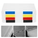 thumbnail image 4 of Caja de almacenamiento de archivos, 4 unidades, organizador de documentos, transparente, para oficina, 4 of 8