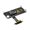 5CM, variant on PCIEx1 Expansion Board with Cooling Fan and LED Control For Desktops PCIe mKey SSD 50/100CM