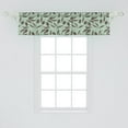 thumbnail image 2 of Ambesonne Harvest Window Valance, Olive Fruits and Branches, 42" x 12", Brown and Almond Green, 2 of 3