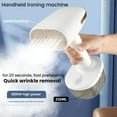 thumbnail image 2 of Powerful Handheld Fabric Steamer - 1800W with Fast Ceramic Heat-Up Plate, 2-in-1 Ironing & Wrinkle Remover, Steam Nozzle, Lint Brush - White, for US plug Only, 2 of 4