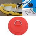 thumbnail image 1 of D Ring Patch Kit, PVC and Stainless Steel D Ring Pad for Inflatable Boat Kayak Dinghy, Multifunctional Boat Circular Pad for Stand Up Paddleboard Pad Accessories, 1 of 7