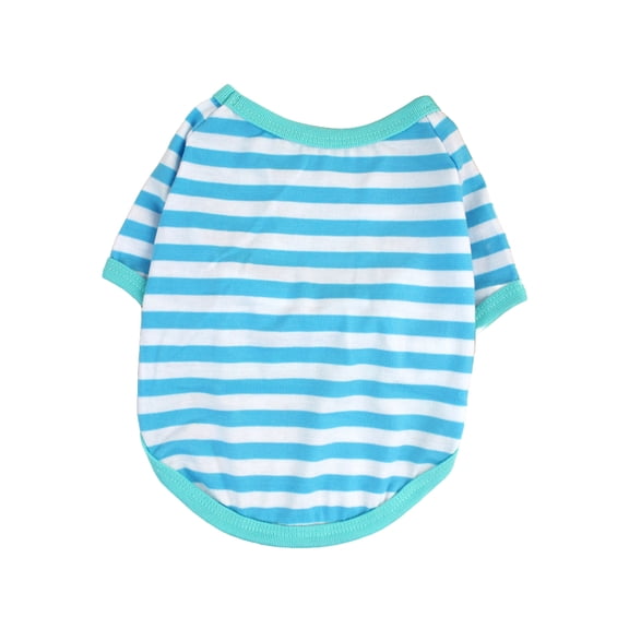 Greeniant Chaleco para cachorros, exquisitas camisetas transpirables a rayas para perros, ropa para perros pequeños, ropa para cachorros, camisa de Type3 NO3 Greeniant PT003822-04B