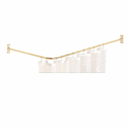 Shower Curtain Rod Bright Solid Brass 2 Sided Renovator Apos S Shower Curtain Rod Bright Solid Brass 2 Sided Renovator Apos S Supply Com