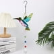 thumbnail image 3 of Colibrí Carillón de viento Colgante de cristal Rainbow Sun Catcher Iluminación Jardín Decoración de jardín Araña Accesorios de cristal Memorial Day Gi MFZFUKR CPB-US-DYP11-2, 3 of 5