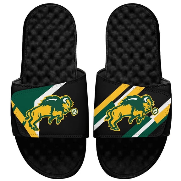 Youth ISlide Black NDSU Bison Varsity Starter Jacket Slide Sandal