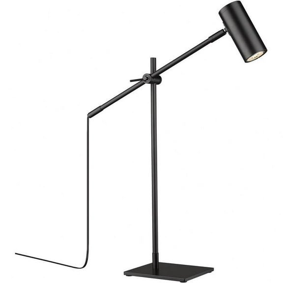 1 Light Table Lamp in Architectural Style-21.75 inches Tall and 6 inches Wide-Matte Black Finish Bailey Street Home 372-Bel-4619913