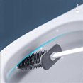 thumbnail image 2 of No-Dead-Angle Toilet Brush Household Toilet Cleaning Brush Wall-Mounted Toilet Cleaning Kit, 2 of 5