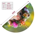 thumbnail image 2 of KLL 48" Christmas Tree Skirt Flower Crown Guinea Pig Xmas Tree Skirts Mat for New Year Xmas Holiday Party Indoor Outdoor Home Decoration, 2 of 5