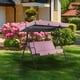 thumbnail image 3 of Juego de toldo y funda para columpio de exterior, impermeable, con protección UV para muebles de patio, protección contra la intemperie, fundas para columpios Aestivo | Rosa | AESTIVO, 3 of 7