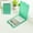 Green#719, variant on cpengpj Clearance Colorful A4 File Box, Storage Multi-function File Boxes Plastic Scrapbook Paper Storage Containers for Organizing A4 Paper Photo Document Magazines Office Desk Storage Organizer