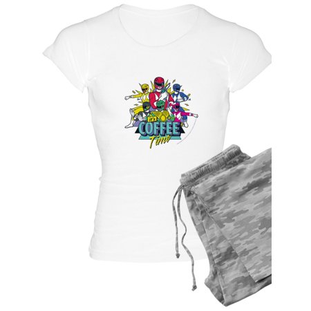 

CafePress - Power Rangers It s Coffee Time - Women s Light Pajamas