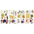 thumbnail image 2 of 45 New TREASURE HUNT WALL DECALS Pirates Bedroom Stickers Kids Room Decorations, 2 of 2