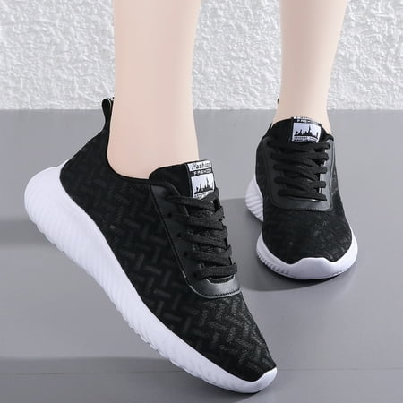

Women‘s Lightweight Mesh Sneakers Breathable Mesh Lace-Up Running Shoes Casual & Stylish Shoes Women‘s Footwear