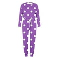 thumbnail image 5 of ZOYOEN Girls Sweat Suit Sets- Fashion Soft Long Sleeve Casual Shirts and Jogger Pants Purple Size 12-13 Years, 5 of 5