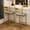 4PCs Gold, variant on Bar Stools Set of 2, Counter Height Bar Stools, 23" Upholstered Bar Stools Modern Bar Stools,brown 22-inch, set of 2