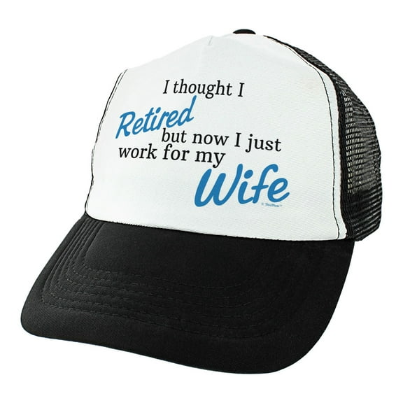 ThisWear Retirement Gifts for Coworkers I Thought I Retired Now I Work for My Wife Retired Hat Trucker Hat