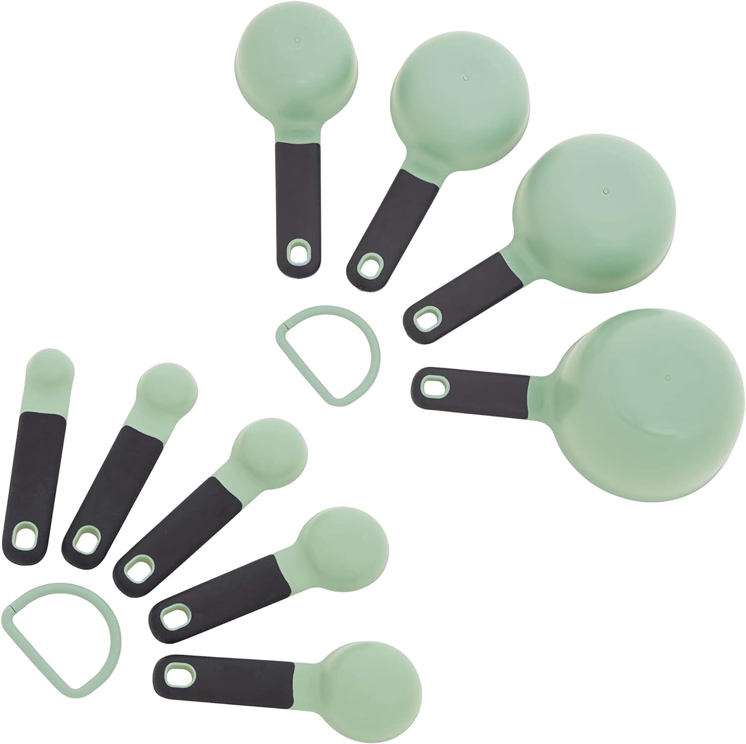 Kitchenaid Universal Measure Cups and Spoons Kitchen Utensil Set in Pistachio