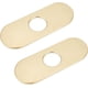 thumbnail image 1 of tapas de orificios para fregadero de acero inoxidable dorado de 160 x 60,5 x 5,5 mm, placa de cubierta ovalada para lavabo de tocador de baño, cubierta 3 en 1, grifo de cocina para baño, orificio de, 1 of 8