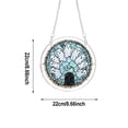 thumbnail image 3 of Acrylic Puzzles Suncatcher for Halloween Decoration, 83 Pieces Stained Glass Window Hanging Sun Catcher Puzzle Kit for Windows Hanging Garden Decoration, 3 of 7