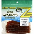 thumbnail image 3 of Gary Yamamoto Custom Baits 4" Senko Worm, Pumpkin Black/Green Flake, 3 of 3