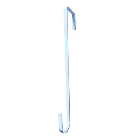 

Kinaerty Door Back Hook Simple Installation Smooth Surface Anti-slip Multi-purpose Wreath Hanger Door Garland Hook