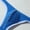 Blue, variant on Men's Low Rise Solid Color Thong Briefs Stretch Fabric Minimalist Comfort Jockstrap Underwear