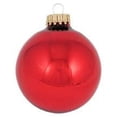 thumbnail image 2 of Christmas By Krebs Made in The Designer Seamless Glass Christmas Ball Ornaments, 2 5/8" (67mm), 8 Pieces, 2 of 6