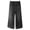 Black-2702, variant on Big Girls Wide-leg Colored Denim Jeans, 5-14T Loose Elastic Waist with String Ripped Flared Pants,Rose Red,10-11 Years