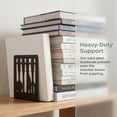 thumbnail image 5 of Unique Bargains Decorative Metal Bookends Book Ends for Book Black 4.6"L x 3.5"W x 6.8"H, 5 of 6