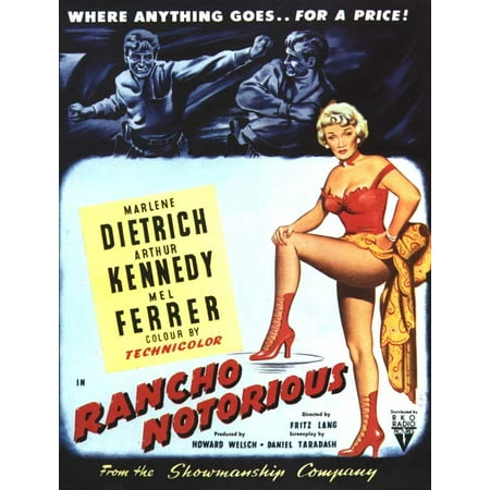 Rancho Notorious POSTER (27x40) (1952) (Style B)