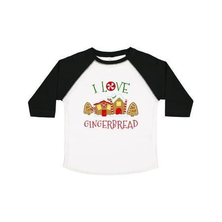 

Inktastic I Love Gingerbread Christmas Holiday Gift Toddler Boy or Toddler Girl T-Shirt