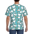 thumbnail image 2 of Naloa Cartoon Funny Goose Men's T-Shirt Sport T-shirt Men's Basic Tee Casual Men's Shirt, Round Neck, Short Sleeves - XX-Large, 2 of 5