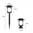 Solar Garden Lights Outdoor InGround Solar Lamp, Ground Pile