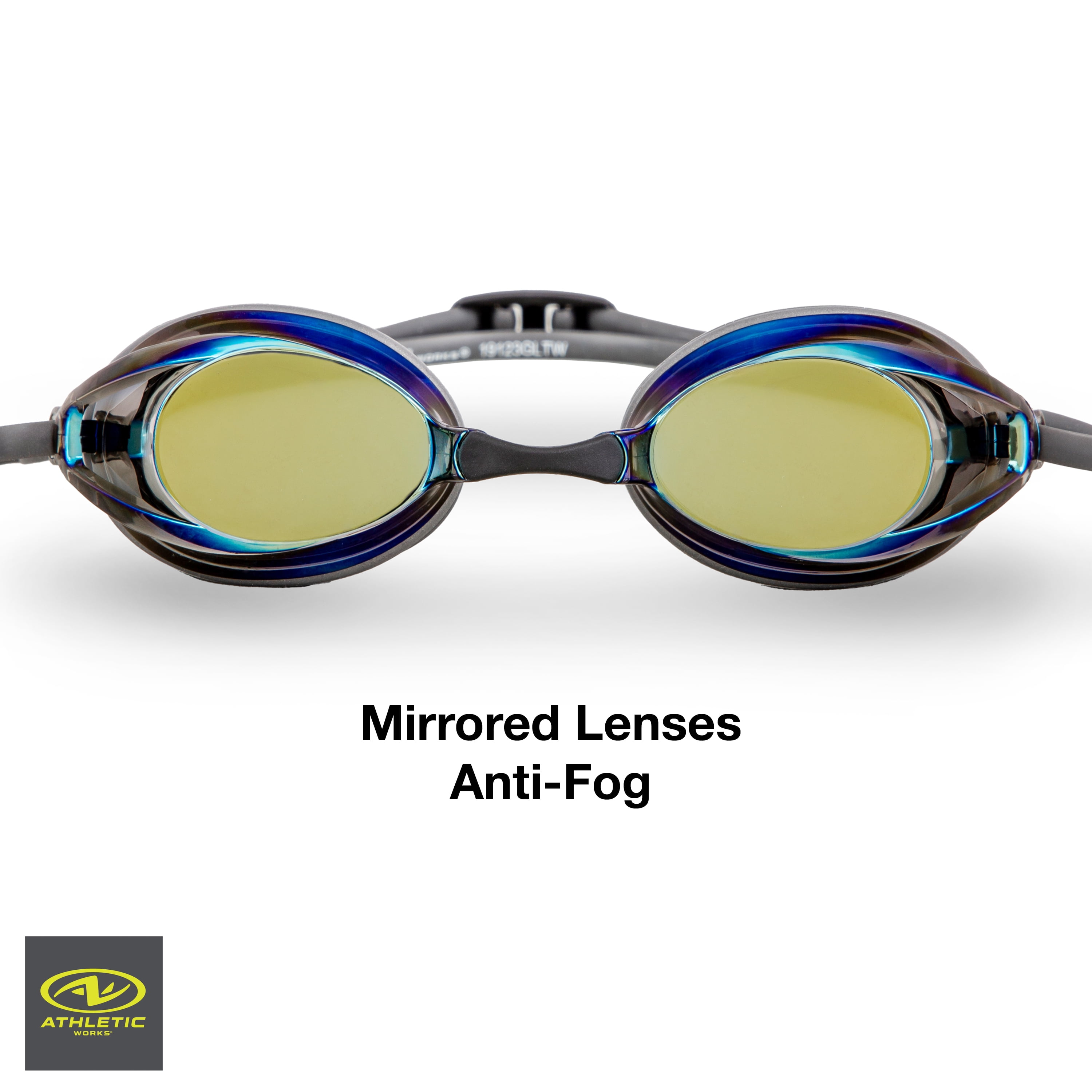 Athletic Works Adult Racing Goggle, Blue