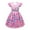 Robe Rose, variante sur Encanto Mirabel Robe Fille Isabella Imprimée Manches Volantées Robe Décontractée et Sac