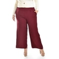 thumbnail image 2 of Pantalón de pierna ancha Roman Fashion 9202 Vino Talla 38, 2 of 7